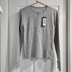 ❤️NWT❤️ Alpine Design Heather Gray Henley Top